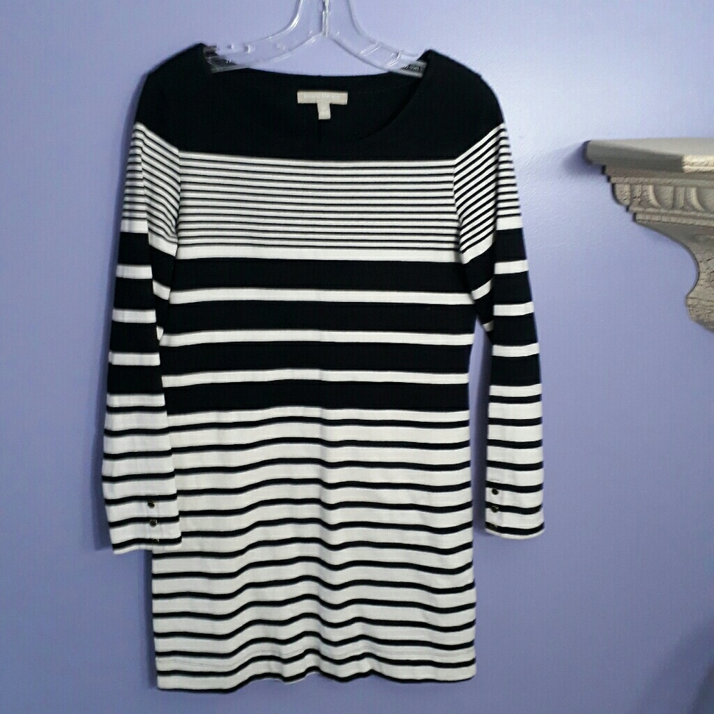 Banana Republic Women's Black & White XS Dress - Picture 7 of 8